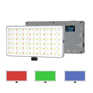 RGB Led Light with OLED Brightness Adjustable Display