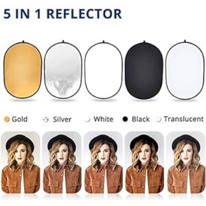 5in1 rectangle round reflector